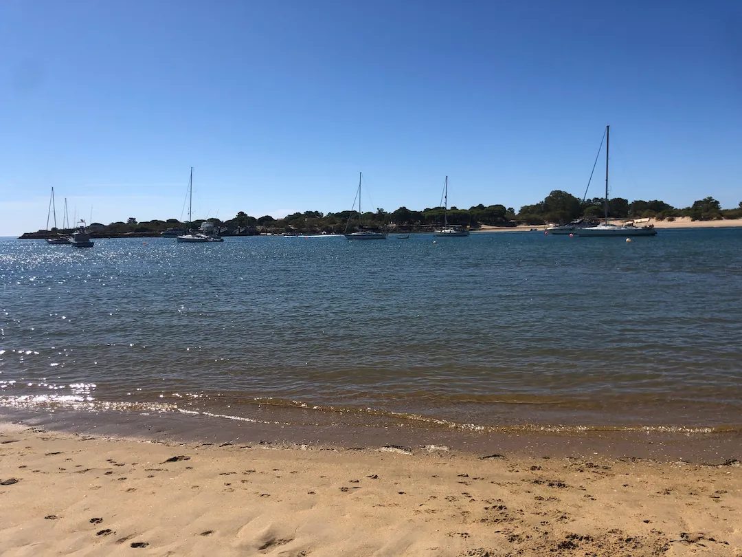 The Praia do Araial in Tavira is part of our favourite algarve beaches